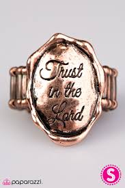 Have a Little Faith Copper Ring - Angie's $5.00 Bling