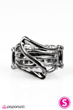 Load image into Gallery viewer, Head Over Shimmer Black Ring - Angie&#39;s $5.00 Bling