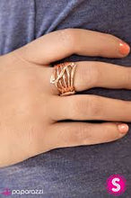 Load image into Gallery viewer, Head Over Shimmer Copper Ring - Angie&#39;s $5.00 Bling