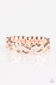 Heart Art- Rose Gold Skinny Band Ring