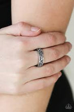 Load image into Gallery viewer, Heart Me Out Silver Skinny Band Ring