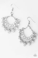 Load image into Gallery viewer, Hey Glitter Glitter White Earrings