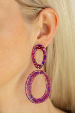 Load image into Gallery viewer, Hey, Hot Rod Light Multi Acrylic Earrings - Angie&#39;s $5.00 Bling