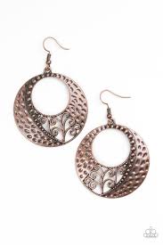 Hey, That's Vine Copper Earrings