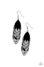 Load image into Gallery viewer, High End Highness Black Earrings