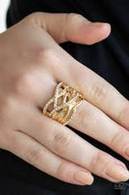 Load image into Gallery viewer, High Rollin Gold Ring - Angie&#39;s $5.00 Bling