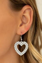 Load image into Gallery viewer, High School Sweethearts White Earrings