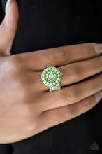 Load image into Gallery viewer, High Tide Pool Party Green Ring - Angie&#39;s $5.00 Bling