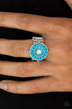 Load image into Gallery viewer, High Tides Pool Party Blue RIng - Angie&#39;s $5.00 Bling