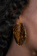 Load image into Gallery viewer, Hit or Hiss Multi Acrylic Hoop Earrings - Angie&#39;s $5.00 Bling