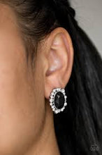 Load image into Gallery viewer, Hold Court Black Post Earrings