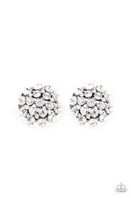 Load image into Gallery viewer, Hollywood Drama White Post Earrings
