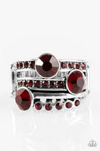 Load image into Gallery viewer, Hollywood Glamour Red Ring - Angie&#39;s $5.00 Bling