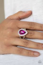 Load image into Gallery viewer, Hollywood Heirloom Pink Skinny Band Ring