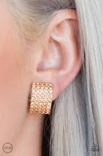 Load image into Gallery viewer, Hollywood Hotshot Gold Clip On Earrings