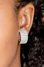 Load image into Gallery viewer, Hollywood Hotshot White Clip On Earrings