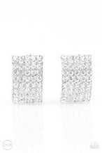 Load image into Gallery viewer, Hollywood Hotshot White Clip On Earrings