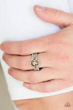 Load image into Gallery viewer, Home is Where the Castle Is Brown Skinny Band Ring