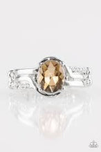 Load image into Gallery viewer, Home is Where the Castle Is Brown Skinny Band Ring