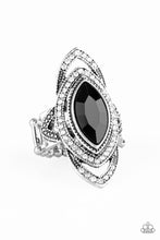 Load image into Gallery viewer, Hot Off The Empress Black Ring - Angie&#39;s $5.00 Bling