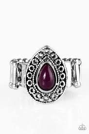 Hue Me In Purple Ring - Angie's $5.00 Bling