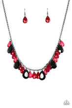 Load image into Gallery viewer, Hurricane Season Red Gunmetal Necklace