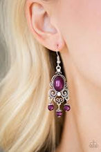 Load image into Gallery viewer, I Better Get Glowing Purple Earrings