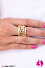 Load image into Gallery viewer, I Feel Refined Gold Ring - Angie&#39;s $5.00 Bling