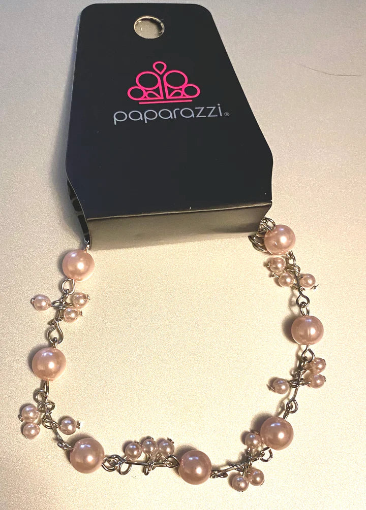 Posh in Pearls Pink Bracelet