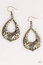 Load image into Gallery viewer, I'll Be Vine Brass Earrings