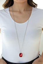 Load image into Gallery viewer, Imperfect Iridescence Red Necklace