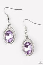Load image into Gallery viewer, Imperial Shine-ness Purple Earrings