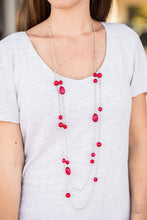 Load image into Gallery viewer, In Your Gleams Red Necklace