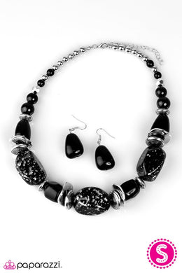 In Good Glazed Black Blockbuster Necklace - Angie's $5.00 Bling