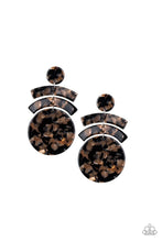 Load image into Gallery viewer, In the Haute Seat Black Acrylic Earrings - Angie&#39;s $5.00 Bling