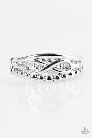 Infinite You-niverse Silver Skinny Band Ring
