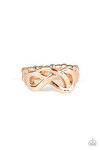 Load image into Gallery viewer, Infinitely Industrial- Rose Gold Skinny Band Ring