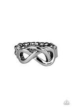 Load image into Gallery viewer, Infinitely Industrial Black Skinny Band Ring - Angie's $5.00 Bling