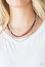 Load image into Gallery viewer, Intensely Industrial Red Necklace
