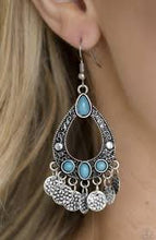 Load image into Gallery viewer, Island Escapade Blue Earrings