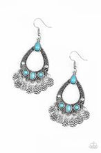 Load image into Gallery viewer, Island Escapade Blue Earrings