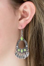 Load image into Gallery viewer, Island Escapade Green Earrings
