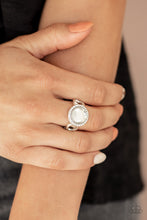 Load image into Gallery viewer, It's Gonna Glow White Skinny Band Ring