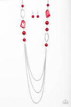 Load image into Gallery viewer, Jewel Jackpot Red Necklace