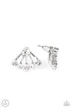 Load image into Gallery viewer, Jeweled Jubilee White Jacket Earrings