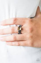 Load image into Gallery viewer, Jewel of My Eye Brown Skinny Band Ring