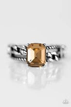 Load image into Gallery viewer, Jewel of My Eye Brown Skinny Band Ring