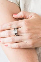 Load image into Gallery viewer, Jewel of My Eye White Skinny Band Ring