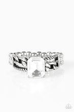 Load image into Gallery viewer, Jewel of My Eye White Skinny Band Ring