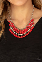 Load image into Gallery viewer, Jubilant Jingle Red Necklace